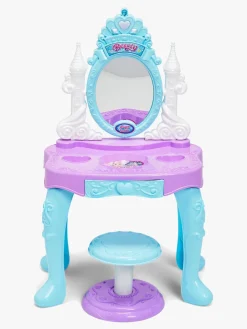 Cloudberry Castle Sminkebord m. Lyd & Lys, Isblå