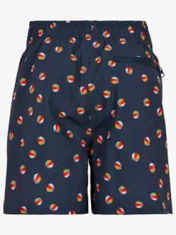 Color Kids Badeshorts, Rød/Blå/Mønstret