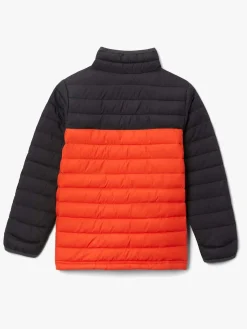 Columbia Powder Lite Dynejakke, Shark/Red Quar