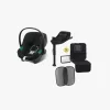 Cybex Aton B2 i-Size Autostol Baby inkl. Base & Beemoo Tilbehørspakke, Volcano Black