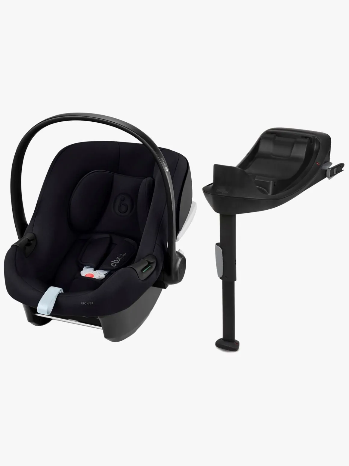 Cybex Aton B2 i-Size Autostol Baby inkl. Base One, Volcano Black