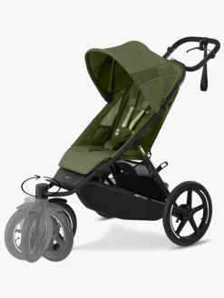 Cybex Avi Spin Løbevogn, Black/Moss Green