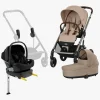 Cybex BALIOS S Lux Duovogn inkl. Beemoo Route i-Size & Base, Almond Beige/Black Stone