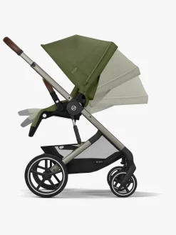 Cybex BALIOS S Lux Klapvogn, Taupe/Moss Green