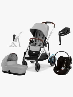 Cybex e-GAZELLE S Duovogn inkl. Cloud G i-Size Plus & Base, Stone Grey