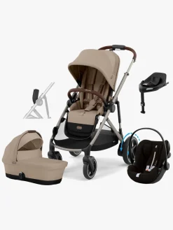 Cybex e-GAZELLE S Duovogn inkl. Cloud G i-Size Plus & Base, Almond Beige