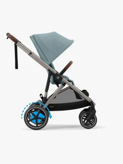 Cybex e-GAZELLE S Klapvogn, Stormy Blue/Taupe