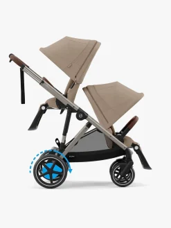 Cybex e-GAZELLE S Klapvogn, Almond Beige/Taupe