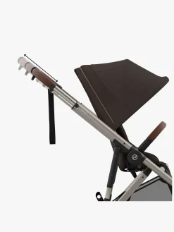 Cybex e-GAZELLE S Klapvogn, Taupe/Chocolate Brown