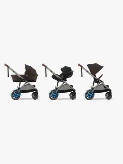 Cybex e-GAZELLE S Klapvogn, Taupe/Chocolate Brown