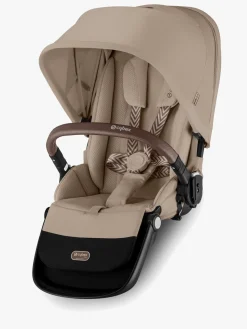 Cybex e-Gazelle S Søskendevogn, Almond Beige/Taupe