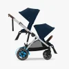 Cybex e-Gazelle S Søskendevogn, Ocean Blue/Silver