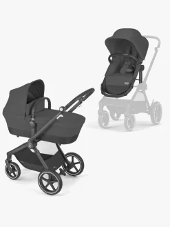 Cybex EOS Lux Duovogn inkl. Axkid GOKID Autostol Baby & Base, Moon Black