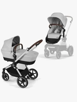 Cybex EOS Lux Duovogn, Silver/Lava Grey