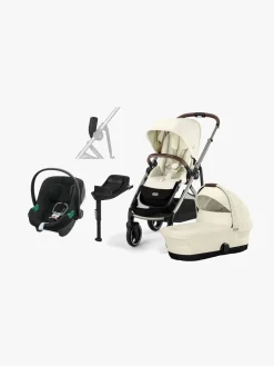 Cybex GAZELLE S Duovogn inkl. Cybex Aton B2 i-Size Autostol Baby inkl. Base, Seashell Beige/Taupe