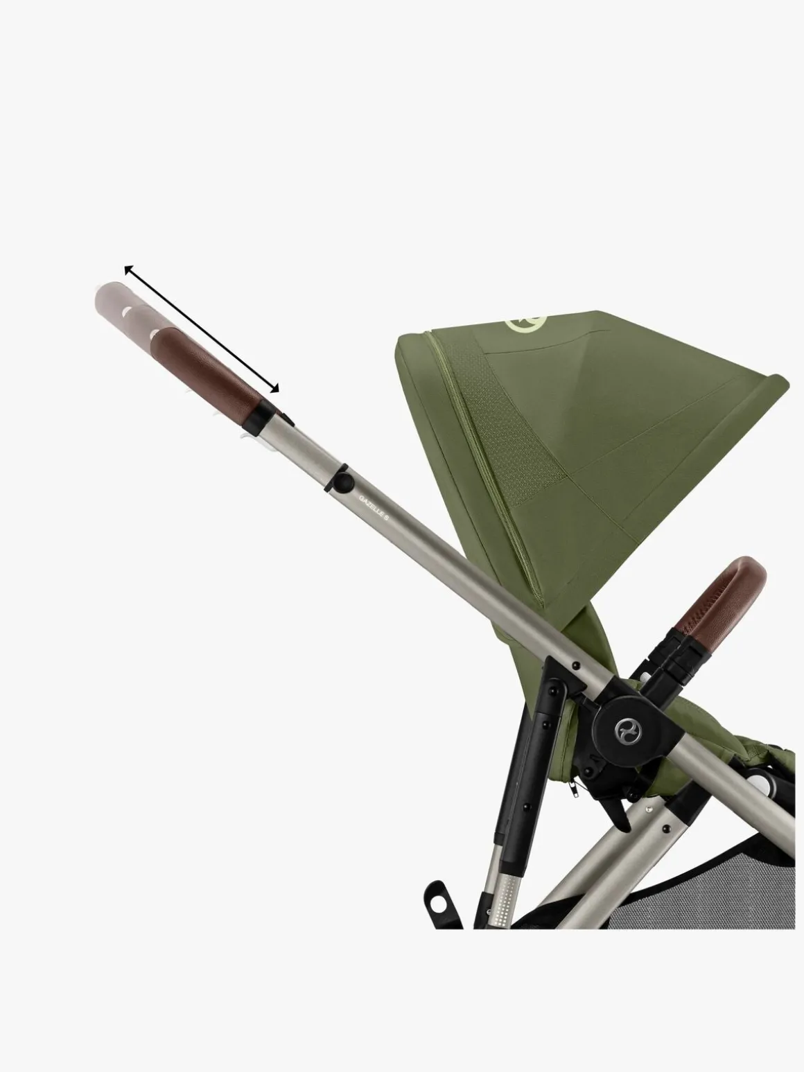 Cybex GAZELLE S Klapvogn, Taupe/Moss Green
