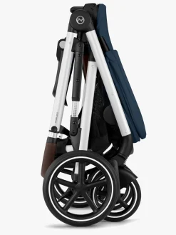 Cybex GAZELLE S Klapvogn, Ocean Blue/Silver
