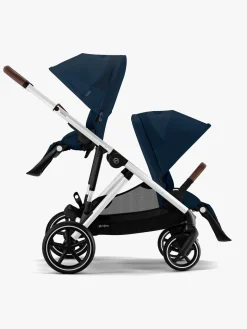 Cybex GAZELLE S Tvillingevogn, Ocean Blue/Silver