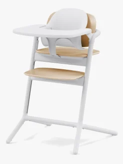Cybex Lemo 3-in-1 Højstol inkl. Babysæt og Bakke, Sand White