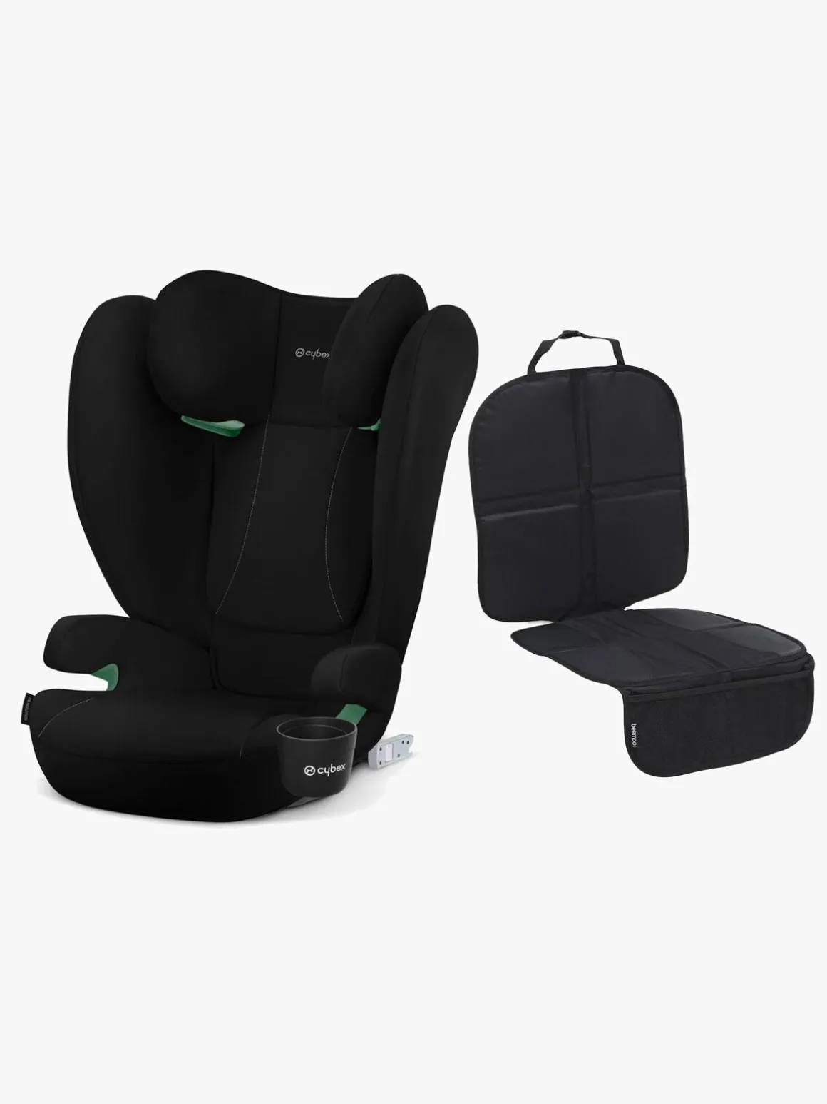 Cybex Solution B2 i-Fix Autostol inkl. Beemoo Sædebeskytter Lux, Volcano Black