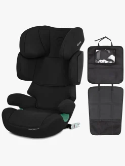 Cybex Solution X i-Fix Autostol inkl. Beemoo 3-i-1 Sædebeskytter, Pure Black
