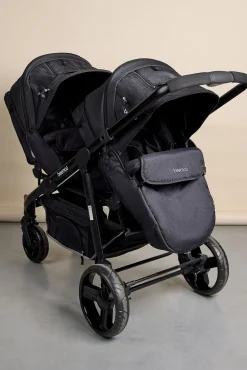 DEMO-EX Beemoo Premium Søskendevogn, Black Melange