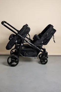 DEMO-EX Beemoo Premium Søskendevogn, Black Melange