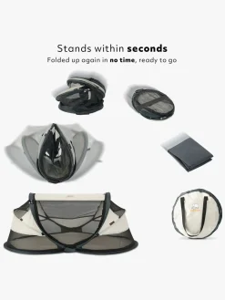 Deryan Weekendseng med UV-Beskyttelse Baby, Luxe Cream