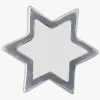 Design Letters Enamel Star Charm Silver