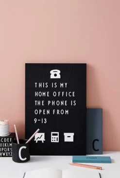 Design Letters Kontorikoner til Opslagstavle 20 pcs, Hvid