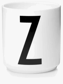 Design Letters Kop Porcelæn Z, Hvid