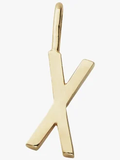 Design Letters Vedhæng Bogstav 10mm X Gold