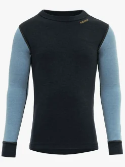 Devold EXPEDITION MERINO SILK SHIRT KID Skiundertrøje, Ink