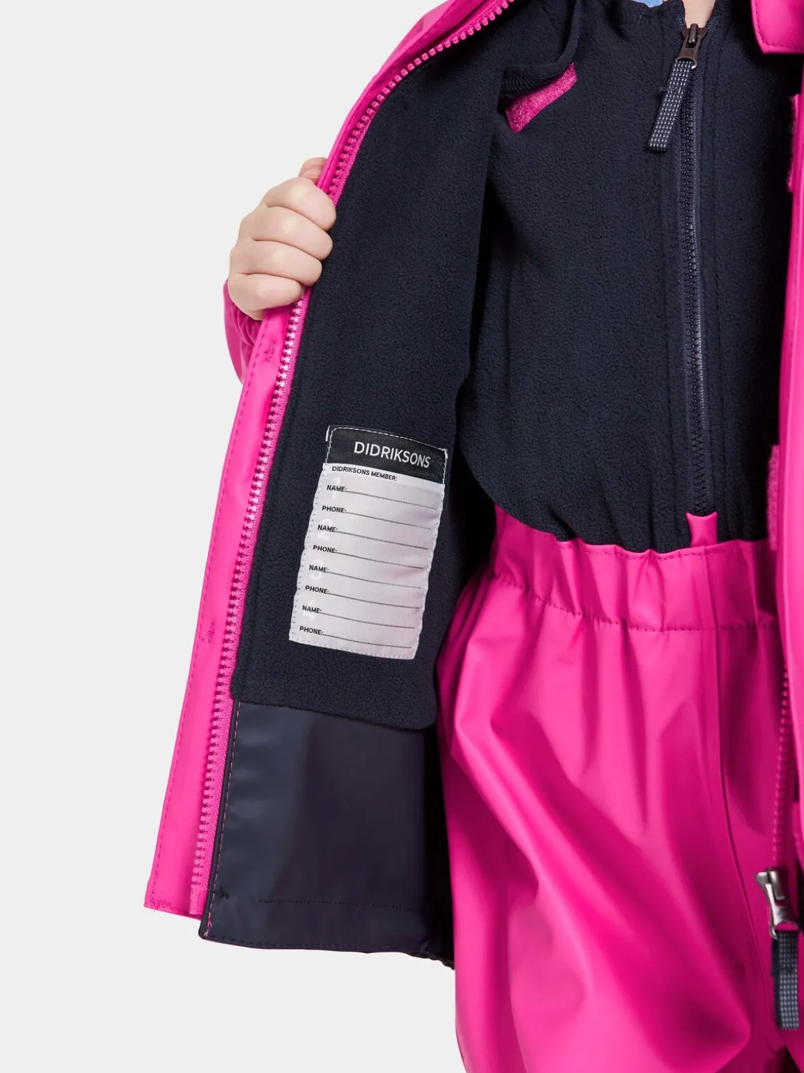 Didriksons Boardman Foret Regnsæt, Plastic Pink