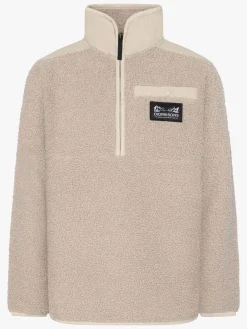 Didriksons Exa Fleecetrøje, Beach beige