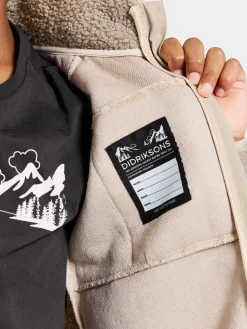 Didriksons Exa Fleecetrøje, Beach Beige