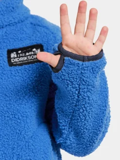 Didriksons Gibbs Fleecetrøje, Caribbean Blue