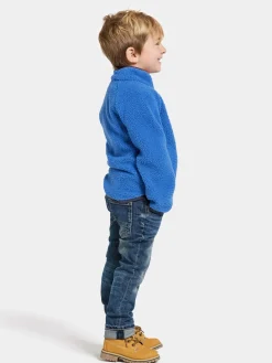 Didriksons Gibbs Fleecetrøje, Caribbean Blue