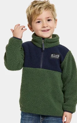 Didriksons Gosig Fleecetrøje, Pine Green