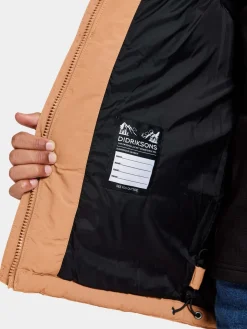 Didriksons Granite Dynejakke, Almond Brown