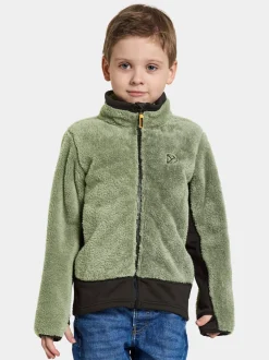 Didriksons Mejram Fleecetrøje, Light Moss