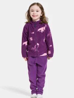 Didriksons Monte Fleecetrøje, Winter Ocean Purple