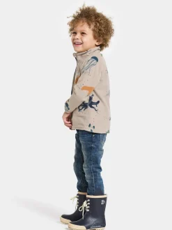 Didriksons Monte Fleecetrøje, Winter Ocean Multi