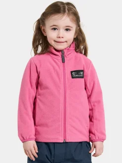 Didriksons Muskot  Vindtæt Vindtæt Fleecetrøje, Sweet Pink