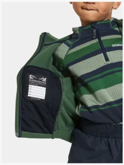 Didriksons Muskot  Vindtæt Vindtæt Fleecetrøje, Pine Green