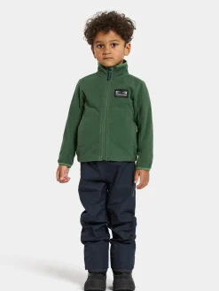 Didriksons Muskot  Vindtæt Vindtæt Fleecetrøje, Pine Green