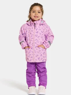 Didriksons Norma Skaljakke, Doodle Orchid Pink