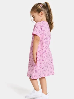 Didriksons Smultron Kjole, Doodle Orchid Pink