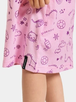 Didriksons Smultron Kjole, Doodle Orchid Pink