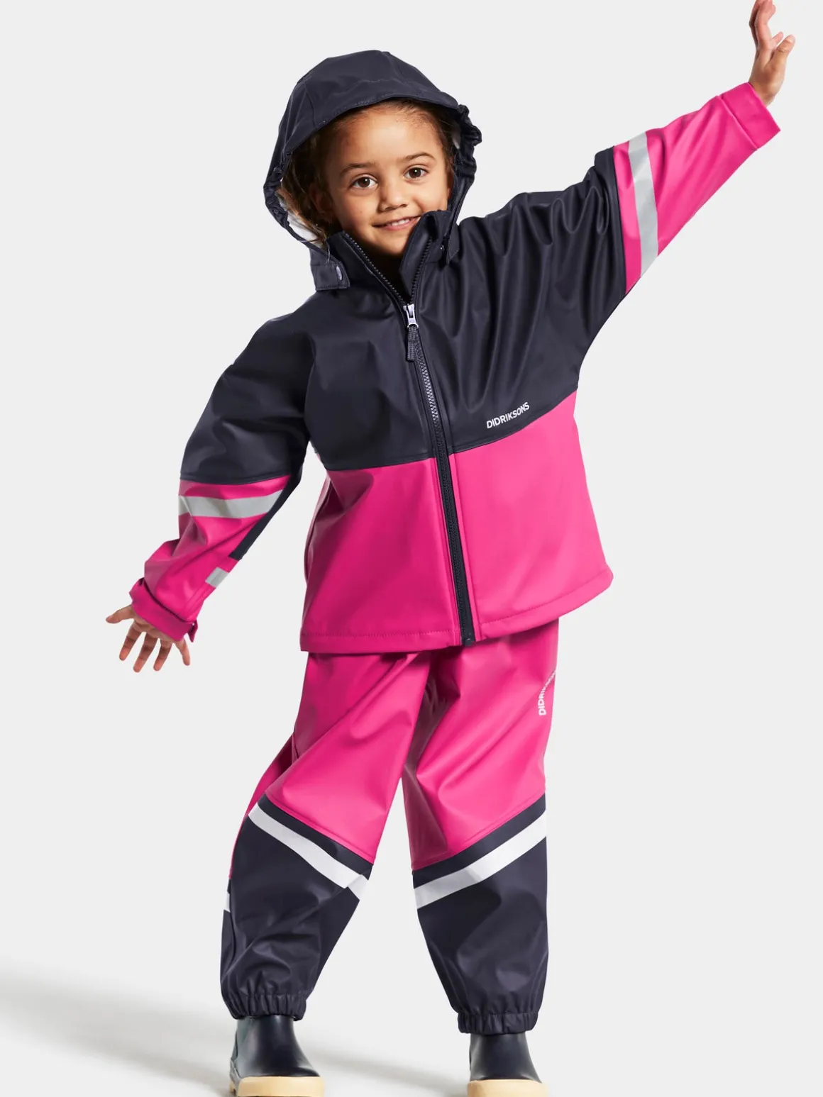 Didriksons Waterman Regnsæt, Plastic Pink